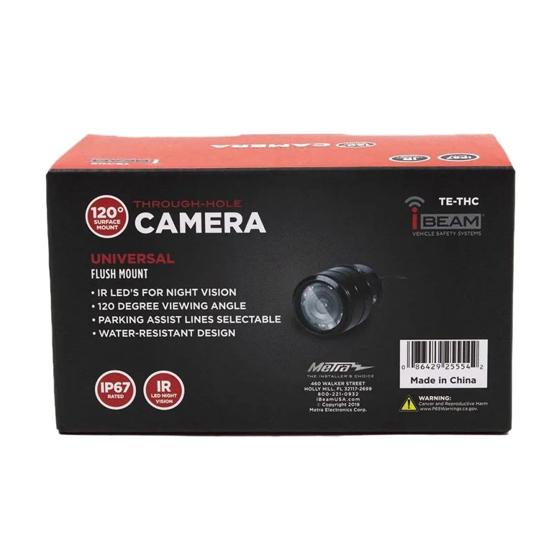 Install Bay TE-THC Waterproof Connection 120 Degree Viewing Angle Camera New