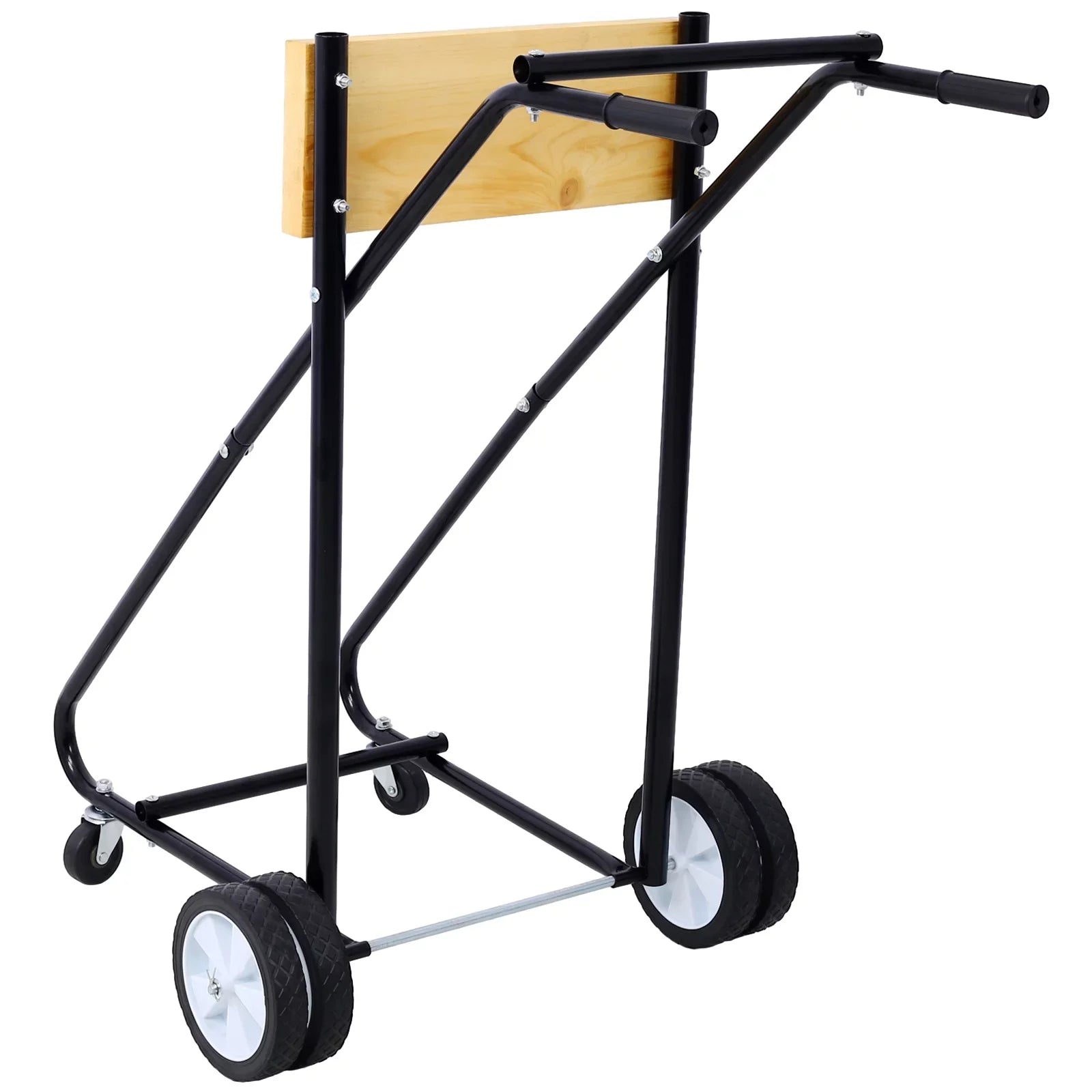 Steel Outboard Boat Motor Stand, 315lbs Capacity, with Wheels for Easy Mobility - Perfect for Garage Storage and Maintenance