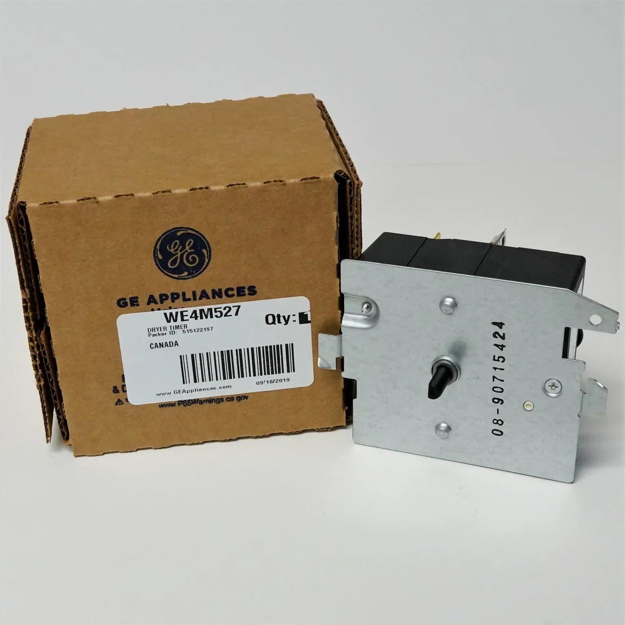 GE WE4M527 WE4M527 GE Dryer Timer AP5632405 PS3654187