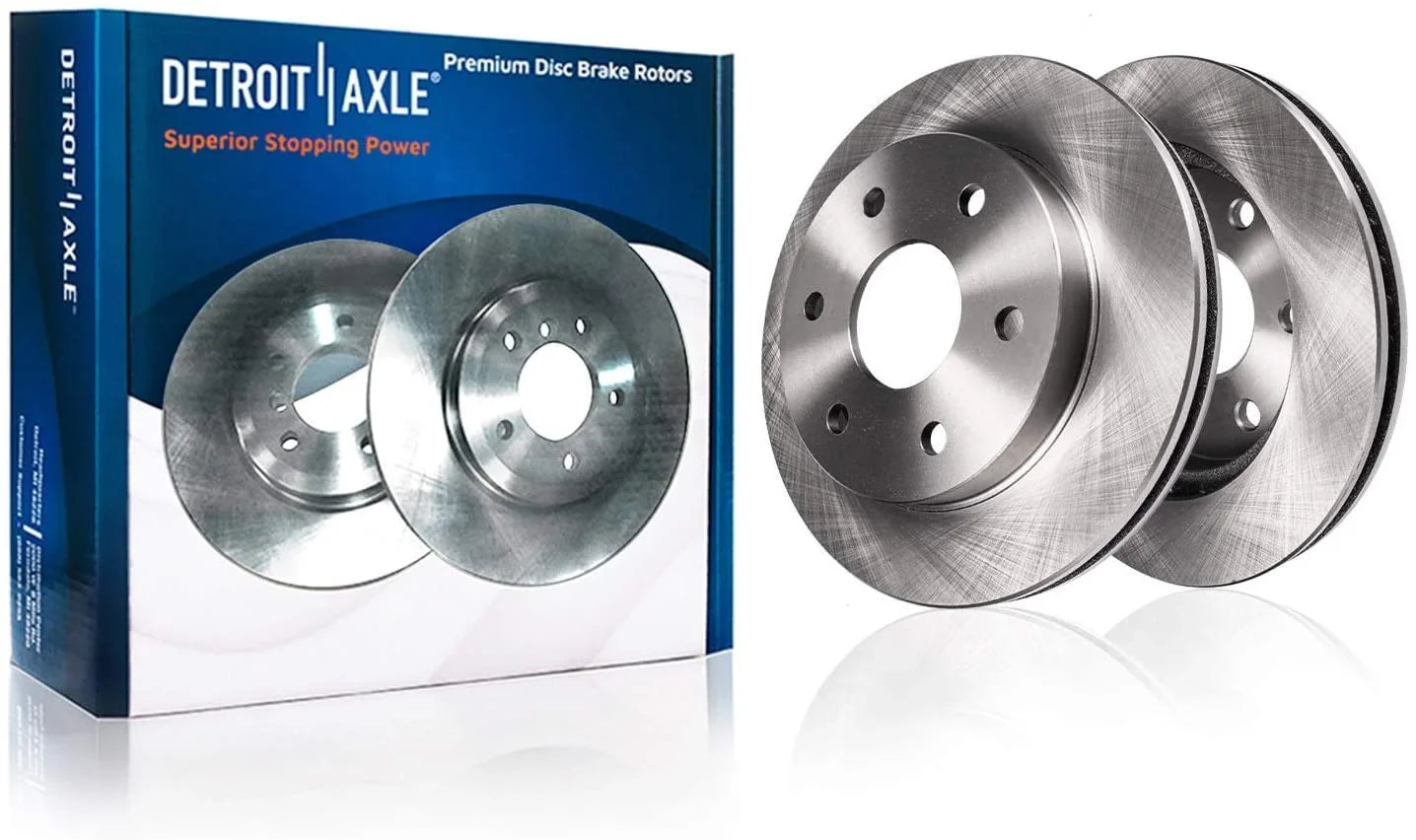 Detroit Axle - Brake Kit for Chevy GMC Silverado Sierra 1500 Tahoe Suburban Yukon XL Cadillac Escalade ESV Brake Rotors Ceramic Brakes Pads Front and Rear Replacement