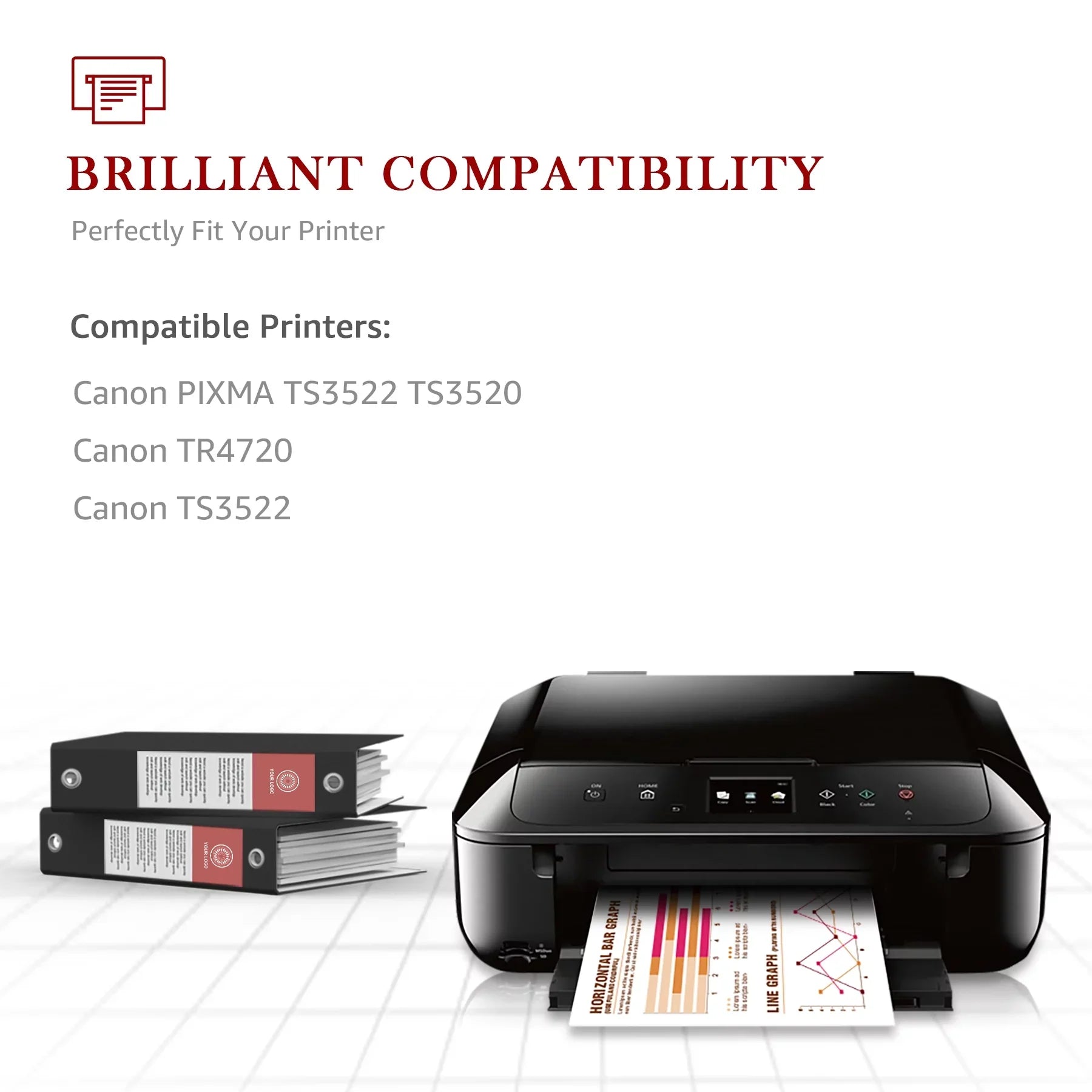 Toner Kingdom PG-275 CL-276 Ink Cartridges for  Ink 275 and 276 High Capacity 275XL 276XL Ink Cartridges for PIXMA TS3520 TS3522 TS3500 TR4720 TR4722 TR4700 Printers (2 Black, 1 Color)