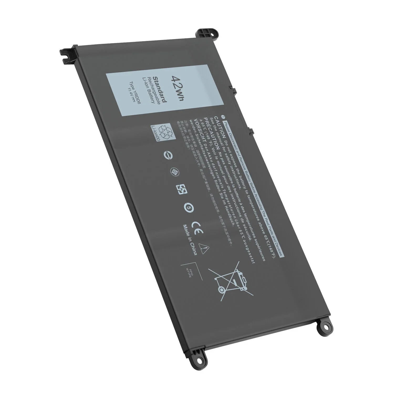 YRDD6 Battery for Inspiron 5481 5482 5485 5491 2-in-1 5493 5584 5593 5590 1VX1H