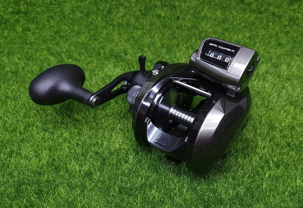 Okuma Convector Cv-354dlx Left Hand Low Profile Line Counter Fishing Reel