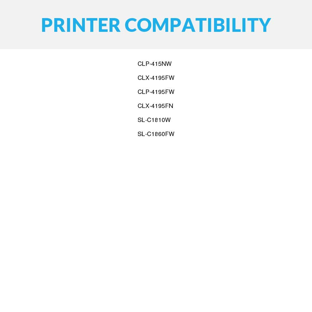 Speedy Inks Toner Cartridge Replacement for  CLT-504S Series (2 Black, 1 Cyan, 1 Magenta, 1 Yellow, 5-Pack)