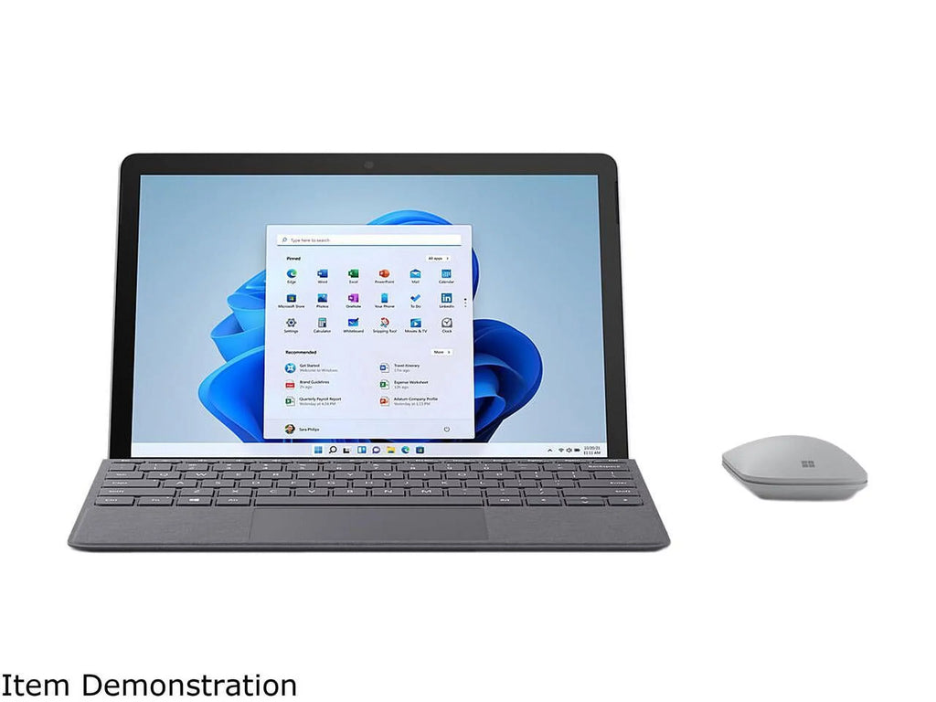 Surface Go 3 10.5" Pixel Sense Display, 10 Point Multi-Touch, Intel Core i3-10100Y, 8GB RAM, 128GB SSD, PLatitudeinum, Windows 11, 8VC-00001