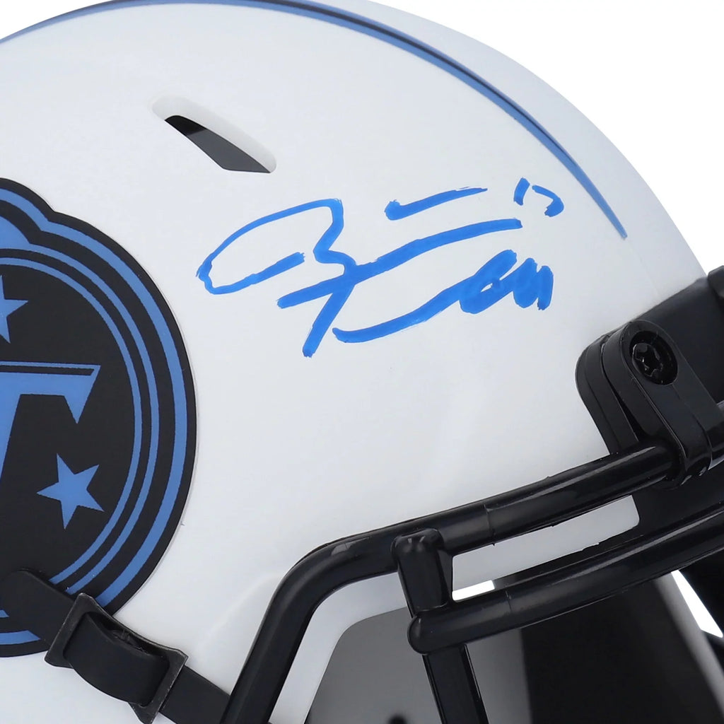 Ryan Tannehill Tennessee Titans Autographed Riddell Lunar Eclipse Alternate Speed Mini Helmet - Fanatics Authentic Certified