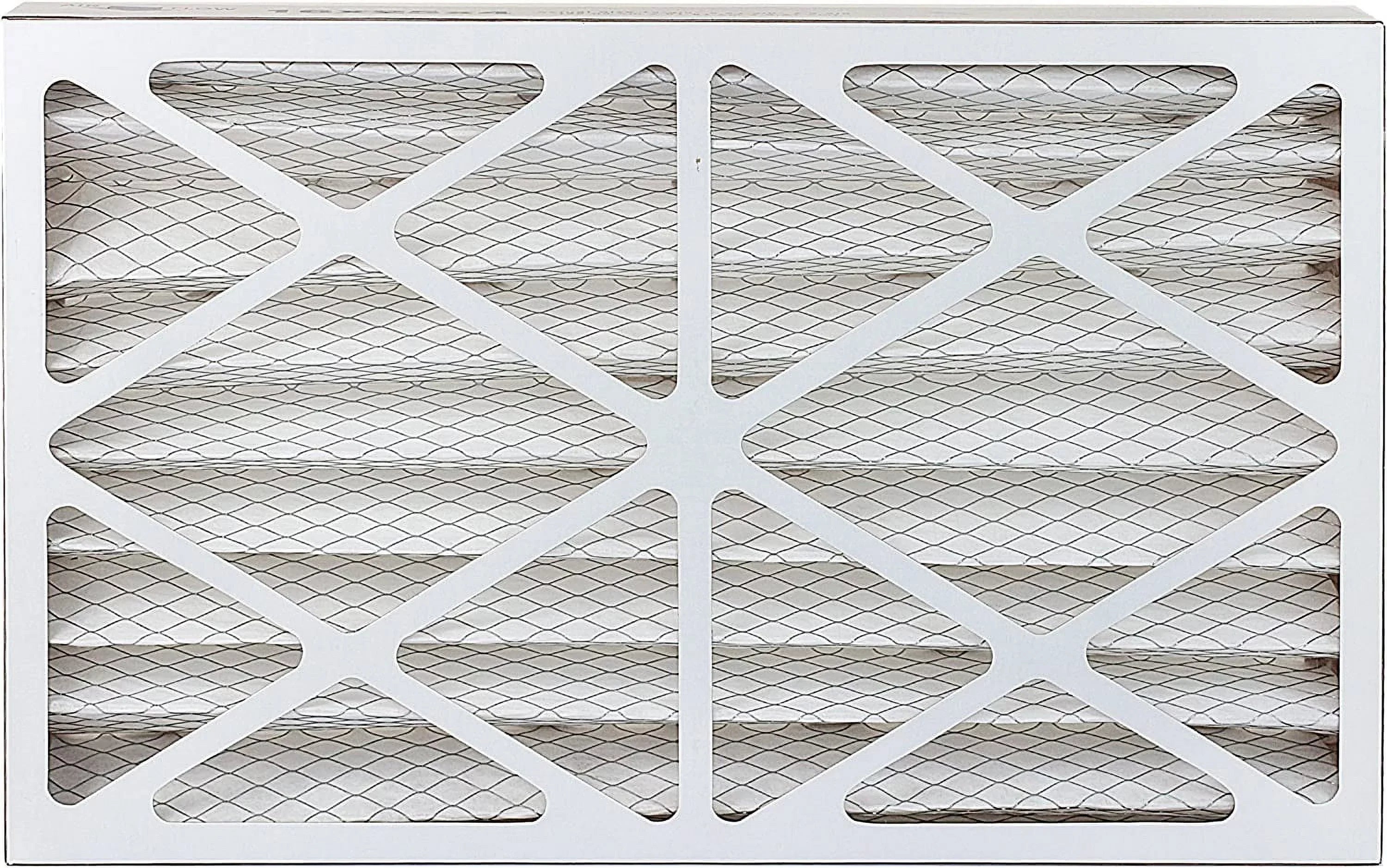 Filterbuy 16x25x4 MERV 13 Pleated HVAC AC Furnace Air Filters (6-Pack)