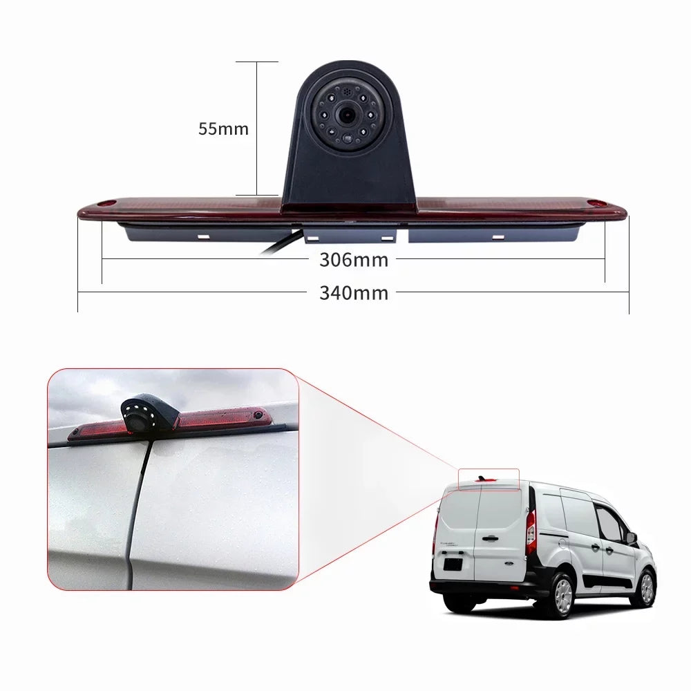 Arealer 7in Brake Backup for Mercedes-Benz Sprinter/ Crafter Vans Parking (with Monitor)