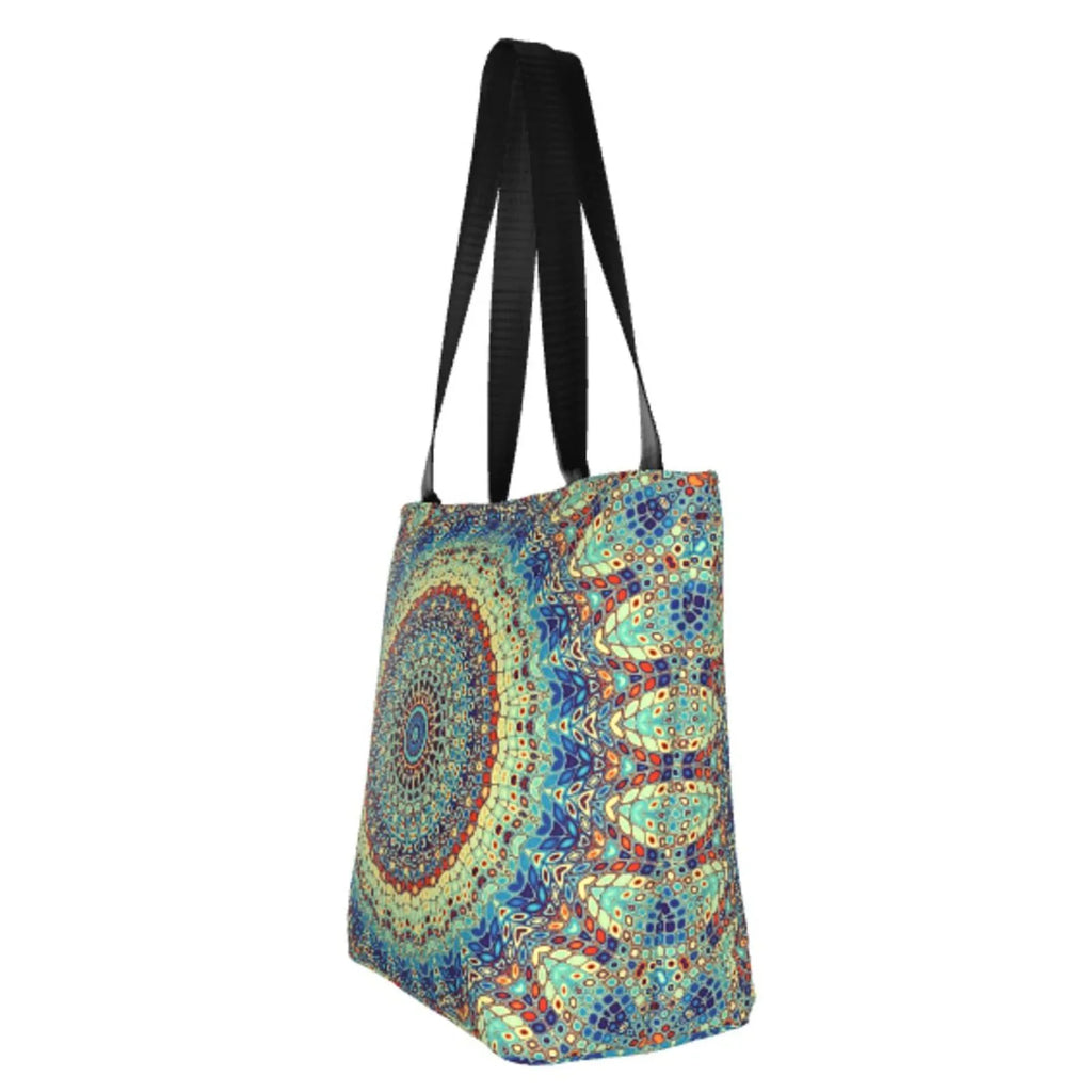 Lukts Round Mandala1 Tote Bag,Shoulder Bag Women'S Hobos Handbags Large Capacity Shopping Bag