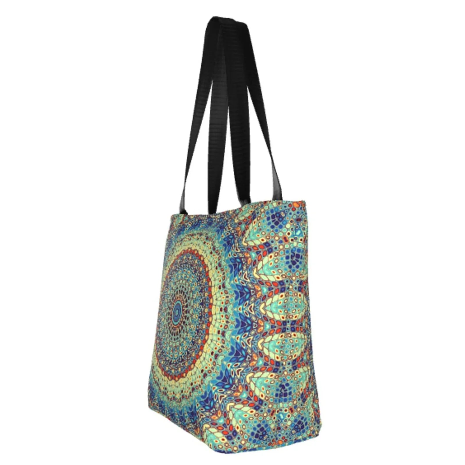Lukts Round Mandala1 Tote Bag,Shoulder Bag Women'S Hobos Handbags Large Capacity Shopping Bag