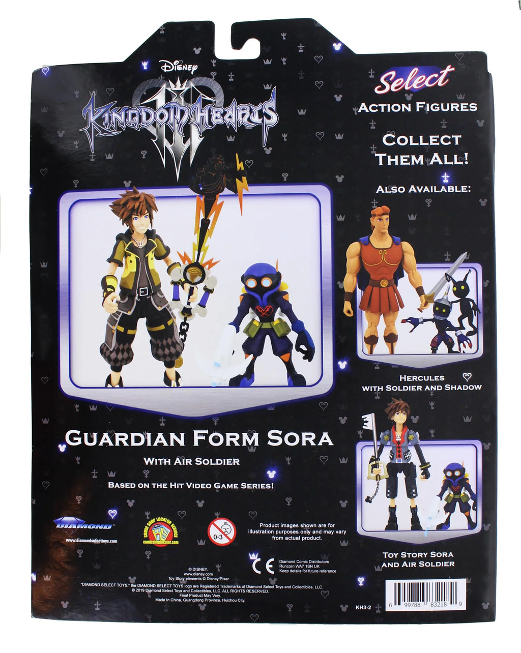Kingdom Hearts 3: Guardian Form Sora & Air Soldier Heartless Select Action Figure Two Pack