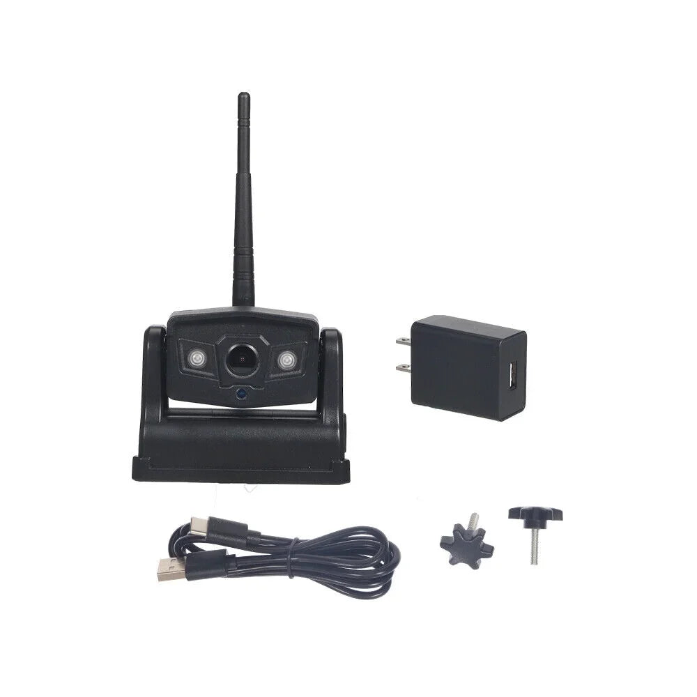 Onemayship  Magnetic WiFi Wireless Backup Camera, Front/Rear View Camera 9600mAh Battery
