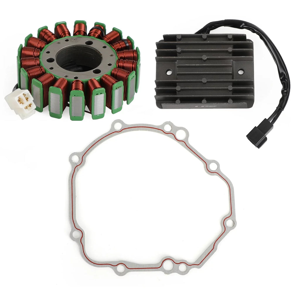 Magneto Stator+ReguLatitudeor Rectifier+Gasket For Suzuki GSXR1000 GSX-R1000 03-04