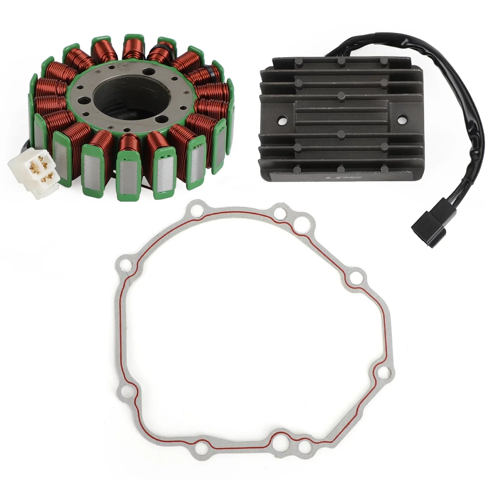 Magneto Stator+ReguLatitudeor Rectifier+Gasket For Suzuki GSXR1000 GSX-R1000 03-04