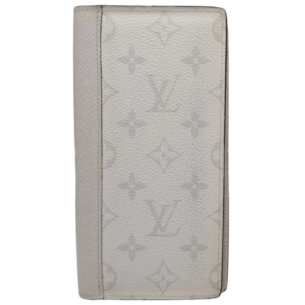 Pre-Owned LOUIS VUITTON Portefeuille Braza M30298 Long Wallet Taigarama Antarctica 083529 (Fair)