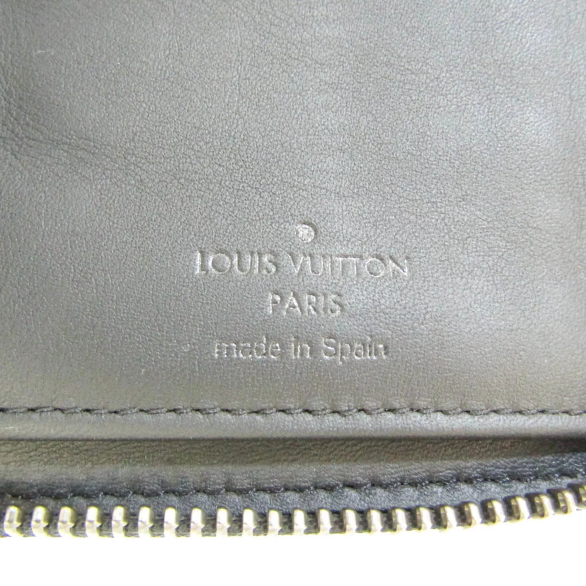 Pre-Owned Louis Vuitton Damier Infini Zippy Wallet Vertical N63548 Men's Damier Infini Long Wallet (bi-fold) Onyx (Good)