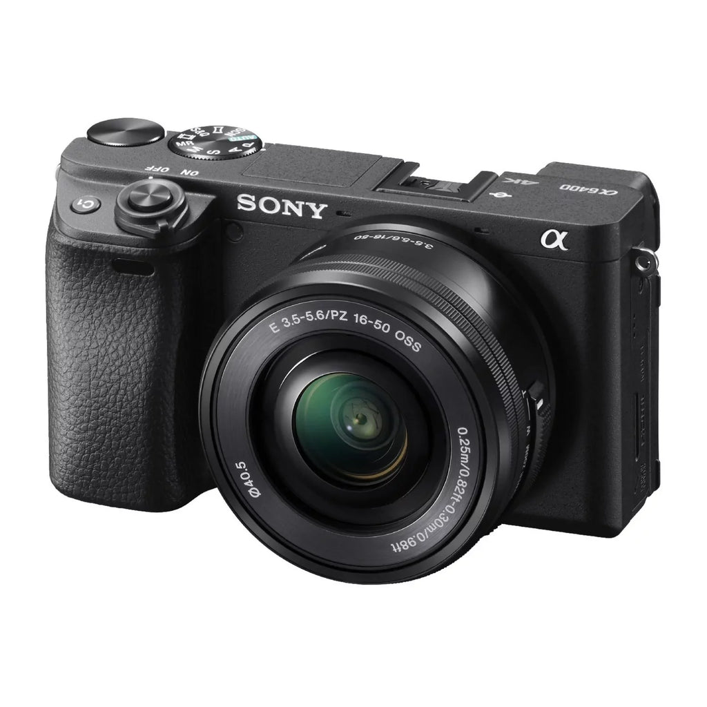 ILCE6400L/B Mirrorless Digital Camera with 16-50mm (Black) Holiday Bundle