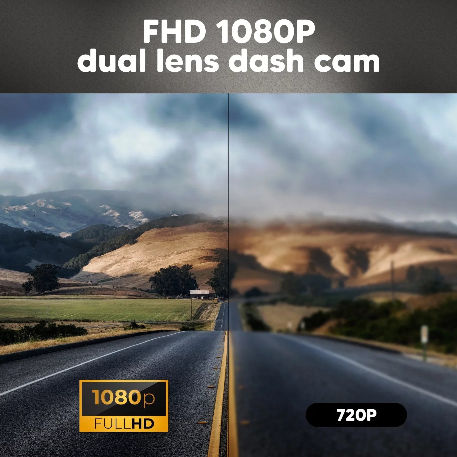Dash Cam Front and Inside for Car, Dual Dash Cam W/32GB TF Card, HD 1080P Car Camera Dual Lens, Wide Angel DVR Car Parking Driving Recorder Night Vision Loop Recording G-Sensor