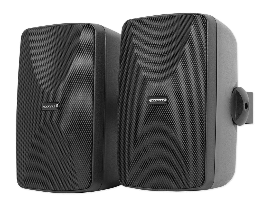 Rockville ROCK MATRIX Multi Room Home Receiver+6) Ceiling+2) Black Wall Speakers