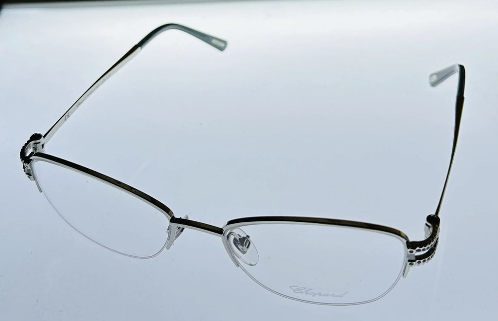 Chopard Women's Eyewear Rimless Square Silver PLatitudee Metal VCH052S 579Y 52mm