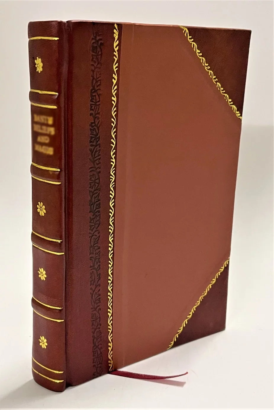 The three-hinged Ross-drive concrete arch bridge, Washington, D.C. / Yates, Robert Raleigh (1911) [Leather Bound]