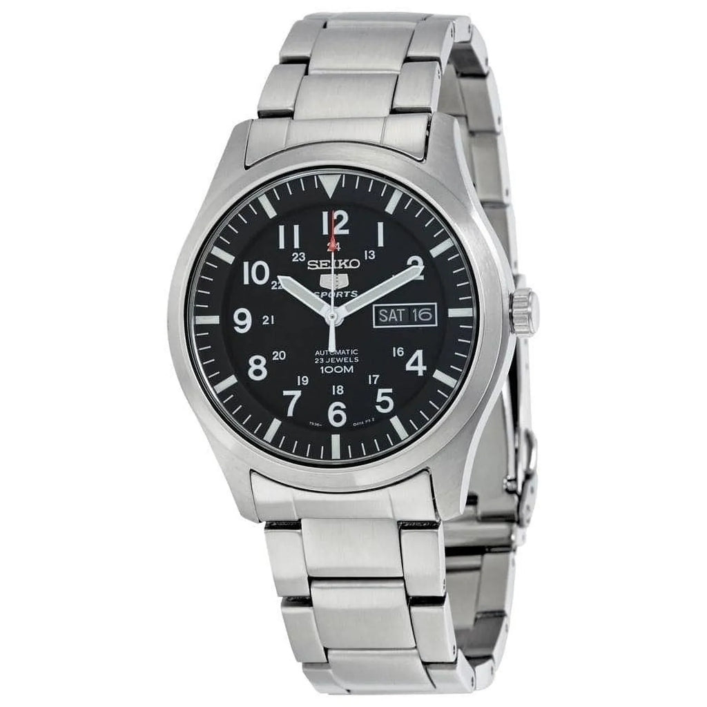 Seiko  Men's SNZG13 '5 Series' Automatic Stainless Steel Watch