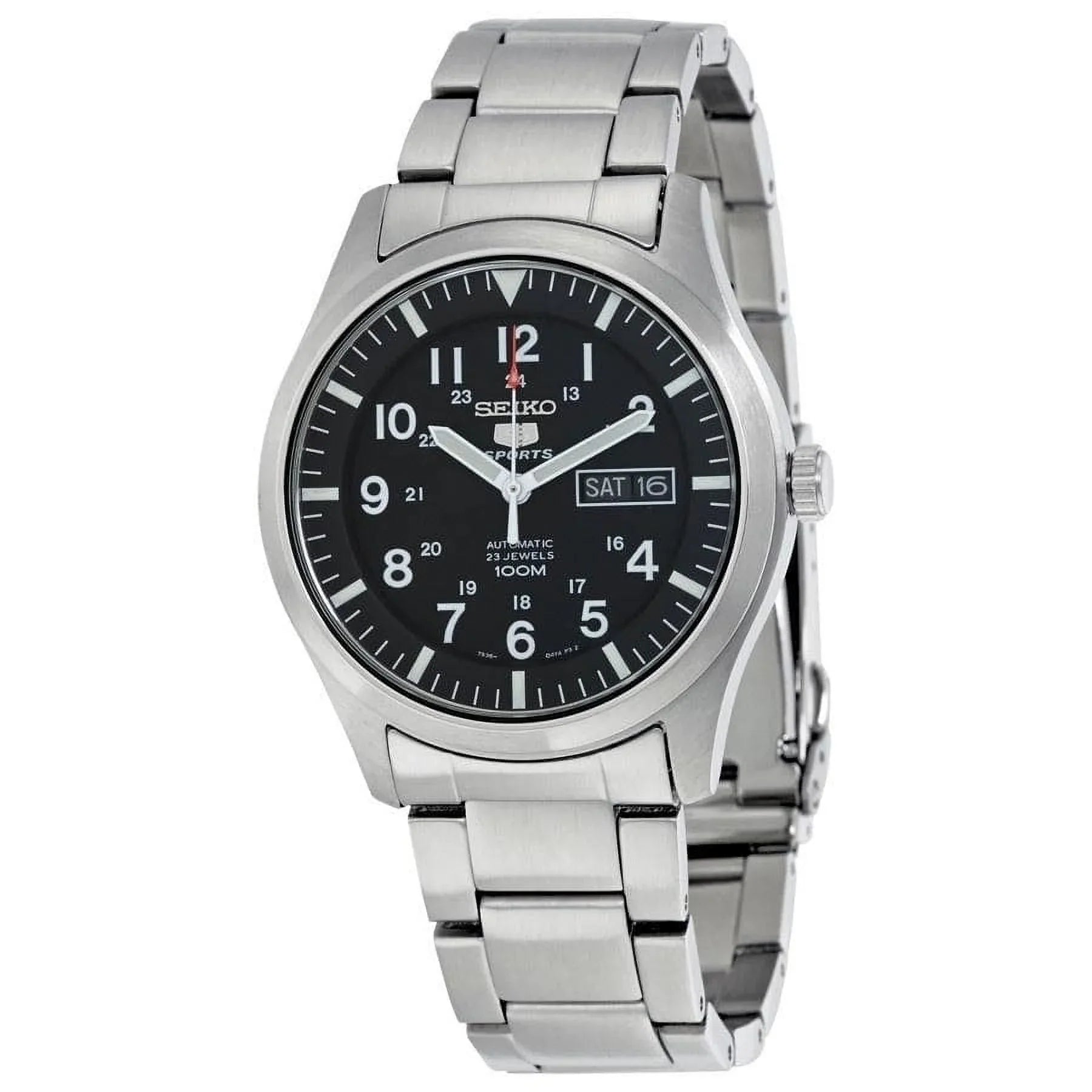 Seiko  Men's SNZG13 '5 Series' Automatic Stainless Steel Watch