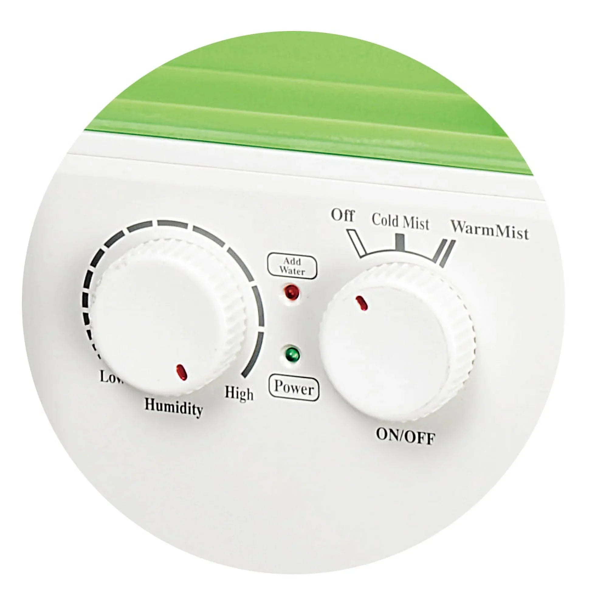 Sunpentown Dual Mist Humidifier with ION Exchange Filter, White