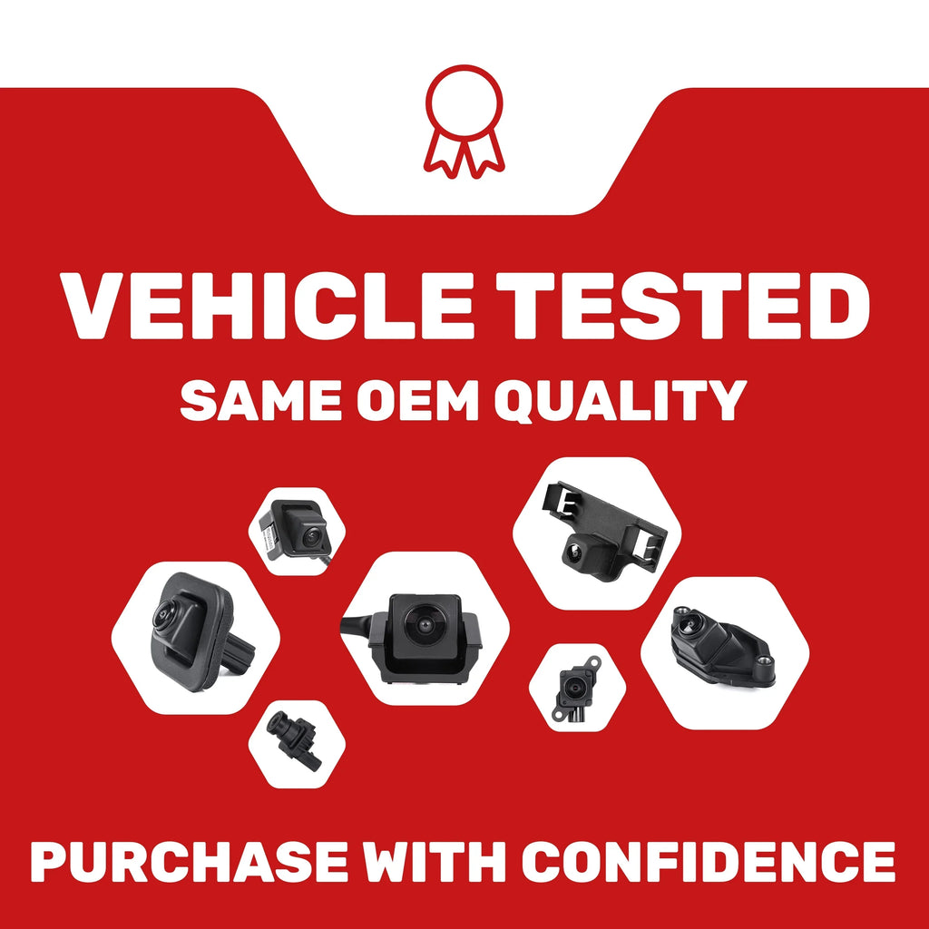 Master Tailgaters Backup Tailgate Camera for Dodge Ram 2016-2017 OE Replacement Part # 68274731AA, 68274731AB, 68274731AC, 68274731AD, 68274731AE