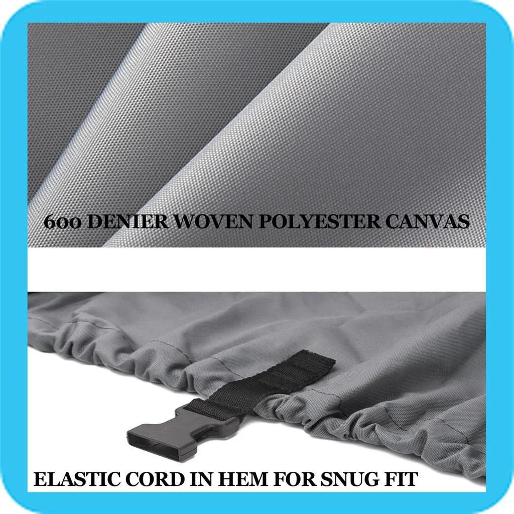 BOAT COVER Compatible for DELTA/GREGOR EAGLE 16 TC O/B 1996 1997 STORAGE, TRAVEL, LIFT