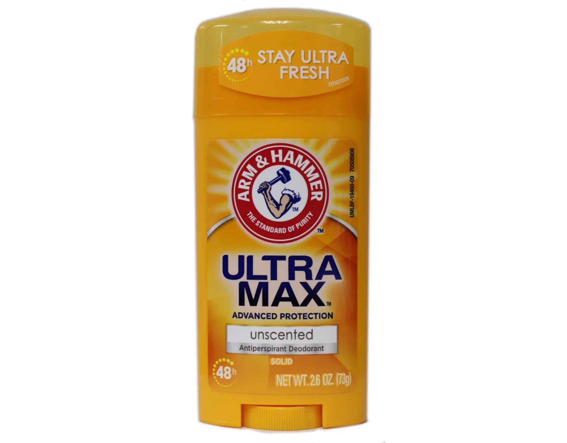 ARM & HAMMER ULTRAMAX Anti-Perspirant Deodorant Solid Unscented 2.60 oz (Pack of 6)