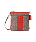 Coach Ladies Jacquard Kitt Coach Print Crossbody Bag