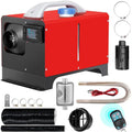 VEVOR Diesel Air Heater, 5KW 12V Parking Heater, Mini Truck Heater, Single Outlet Hole, with Black LCD, Remote Control, Fast Heating Diesel Heater, For RV Truck, Boat, Bus, Car Trailer, Motorhomes