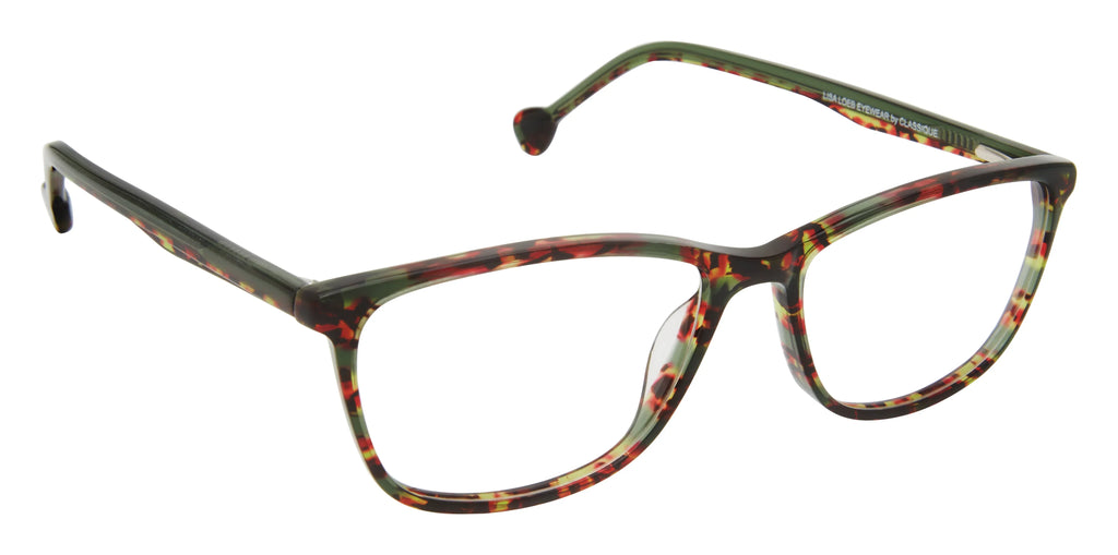 Lisa Loeb Eyeglasses Frames for Women, Green Flash 203, 56-16-140