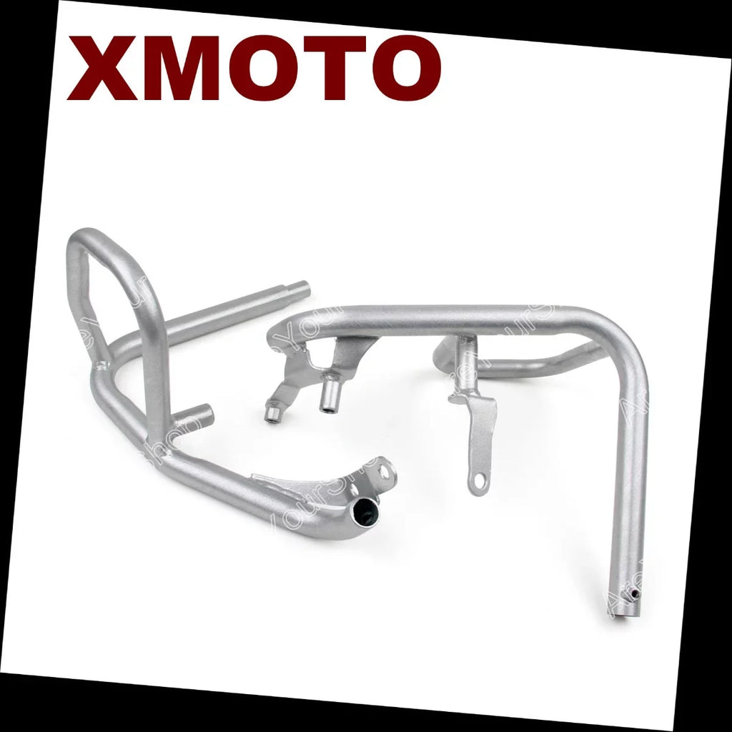 HTT-MOTOR Motorcycle Saftey Crash Bars Protection For Bmw F800/700/650/Gs 2008-2013 Silver