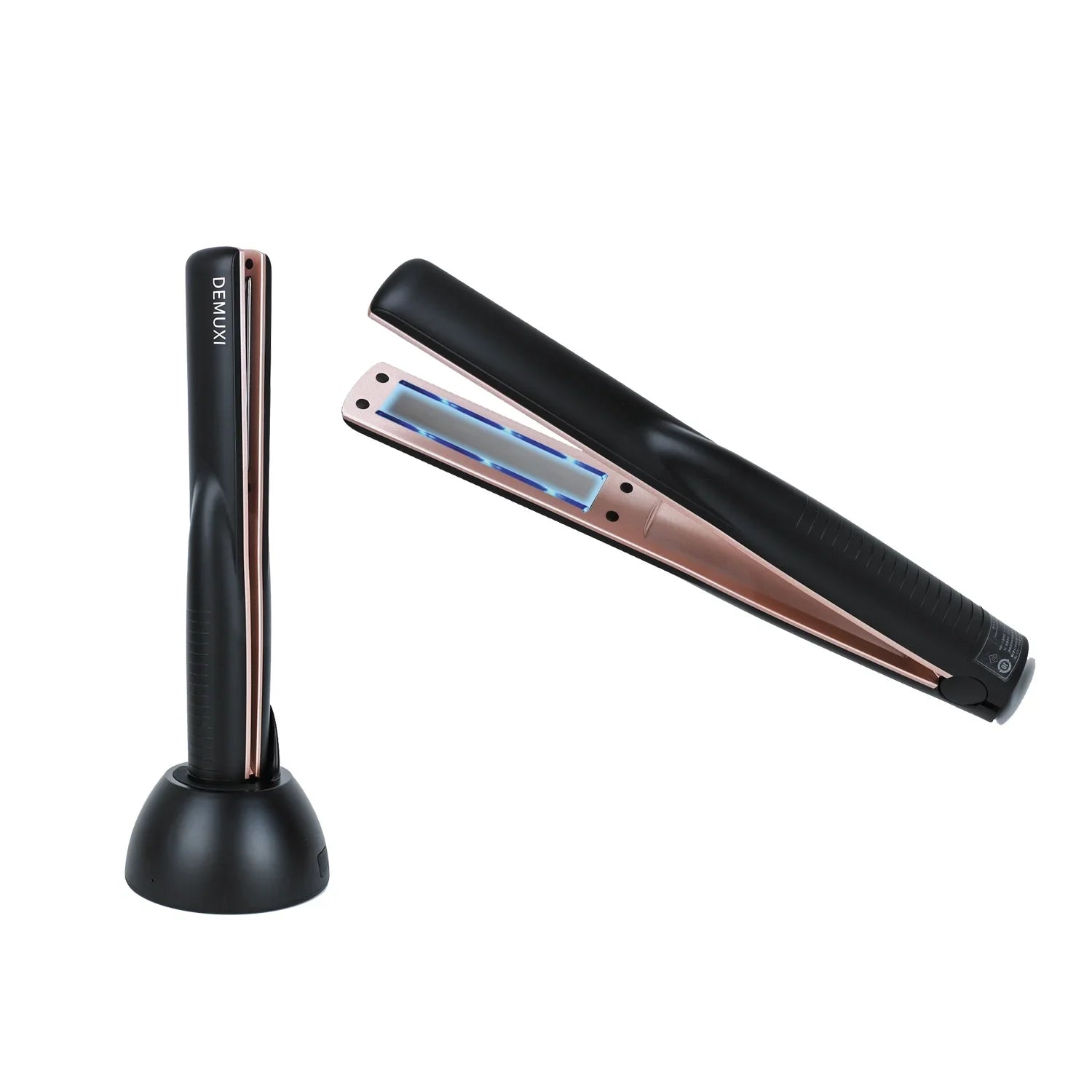 DIMUXI Ultrasonic Hair Care Iron, Professional Cold Iron Straightner, Recovers the Damaged Hair,  Wireless Portable