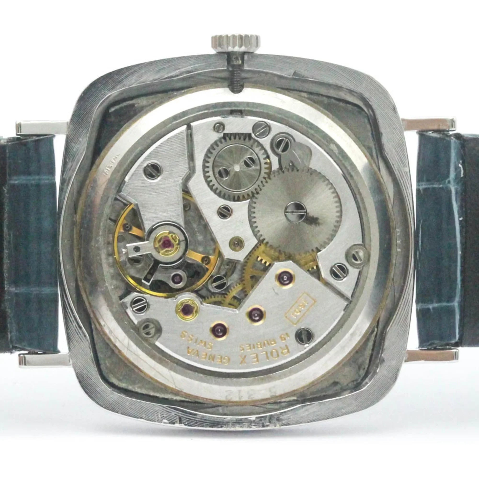 Pre-Owned Vintage ROLEX Cellini 4084 18K White Gold Hand-Winding Mens Watch BF567340 (Good)