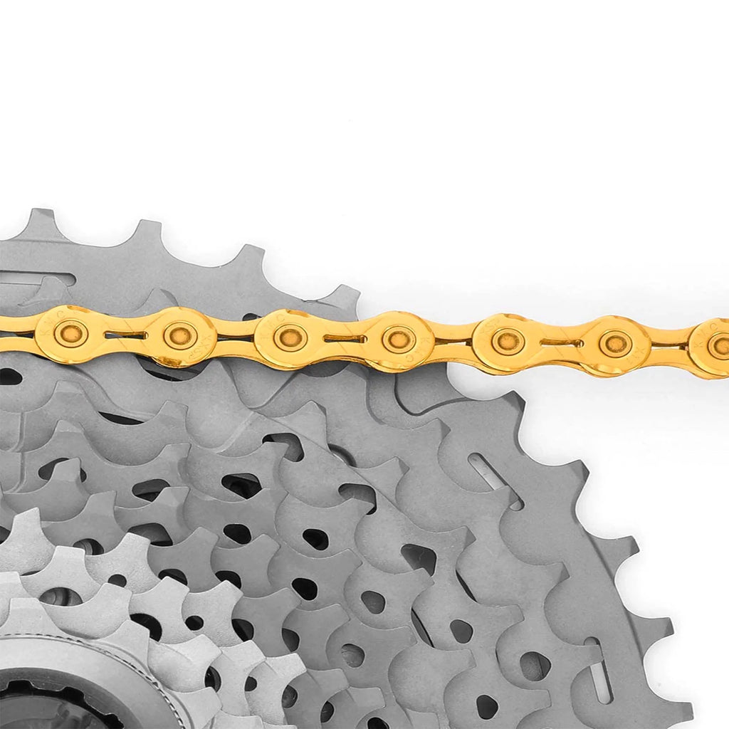 KMC X10EL Bicycle Chain 10 Speed Road Bike Chain Mountain Bike Chain 114L Glod