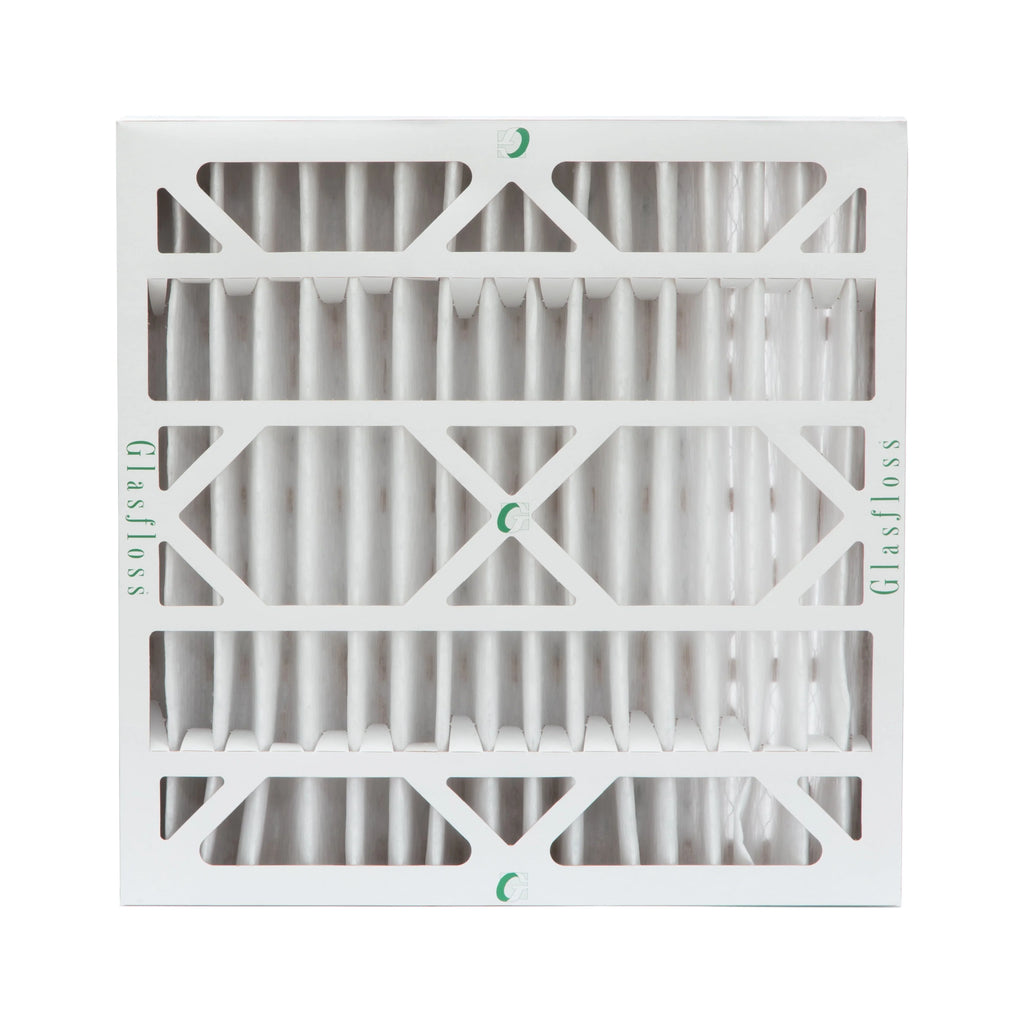 2 Pack of 20x20x4 MERV 13 Pleated 4" Inch Air Filters by Glasfloss. Actual Size: 19-1/2 x 19-1/2 x 3-3/4