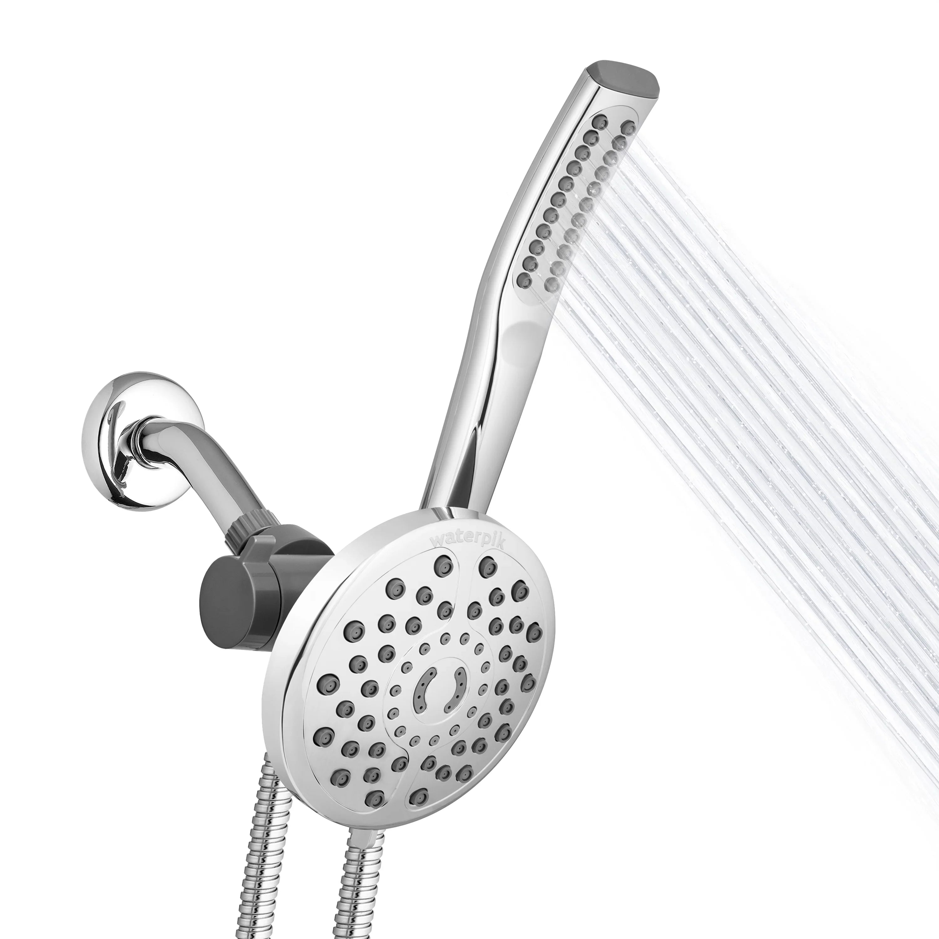 Waterpik PowerWand Spa Combo Shower with PowerPulse Massage, Chrome, XIB-633E-SBX-183ME