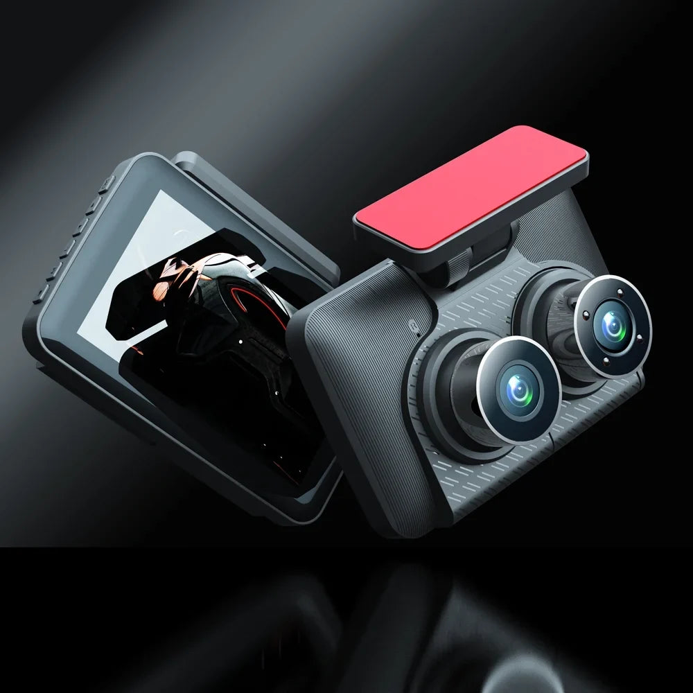 Dazzduo Dash Cam,Camera Auto Safety Mirror Car Video Cam Wide Car Camera 4in Clear Car Clear Car Rearview Car Video Wide Rearview Mirror Car Video Wide Car Car Camera Auto 3 Cam 4in Car Video