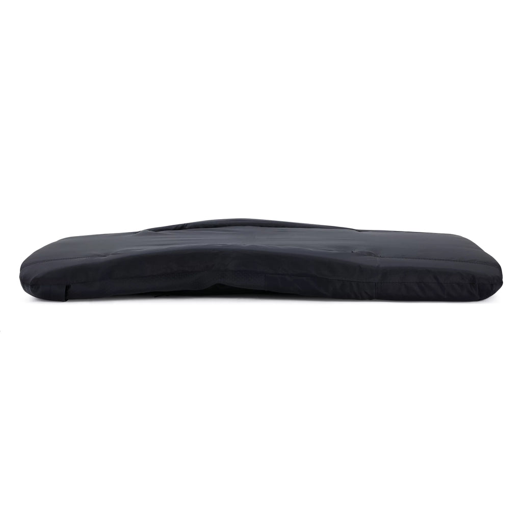 Jomeed 25 Inch Comfortable Padded Reclining Stadium Seat w/Pockets, Black