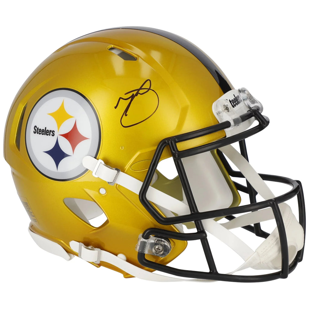 Minkah Fitzpatrick Pittsburgh Steelers Autographed Riddell Flash Speed Authentic Helmet