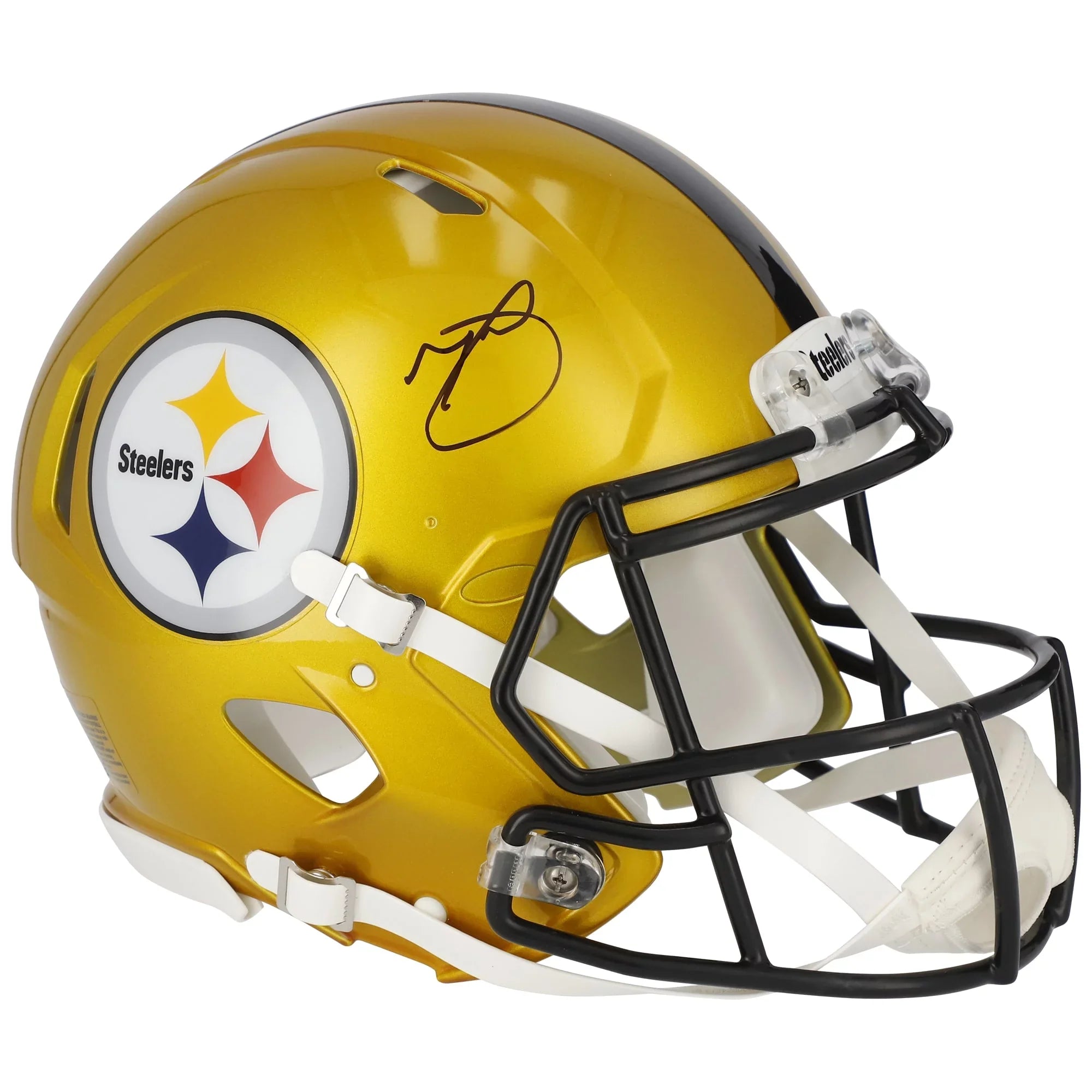 Minkah Fitzpatrick Pittsburgh Steelers Autographed Riddell Flash Speed Authentic Helmet