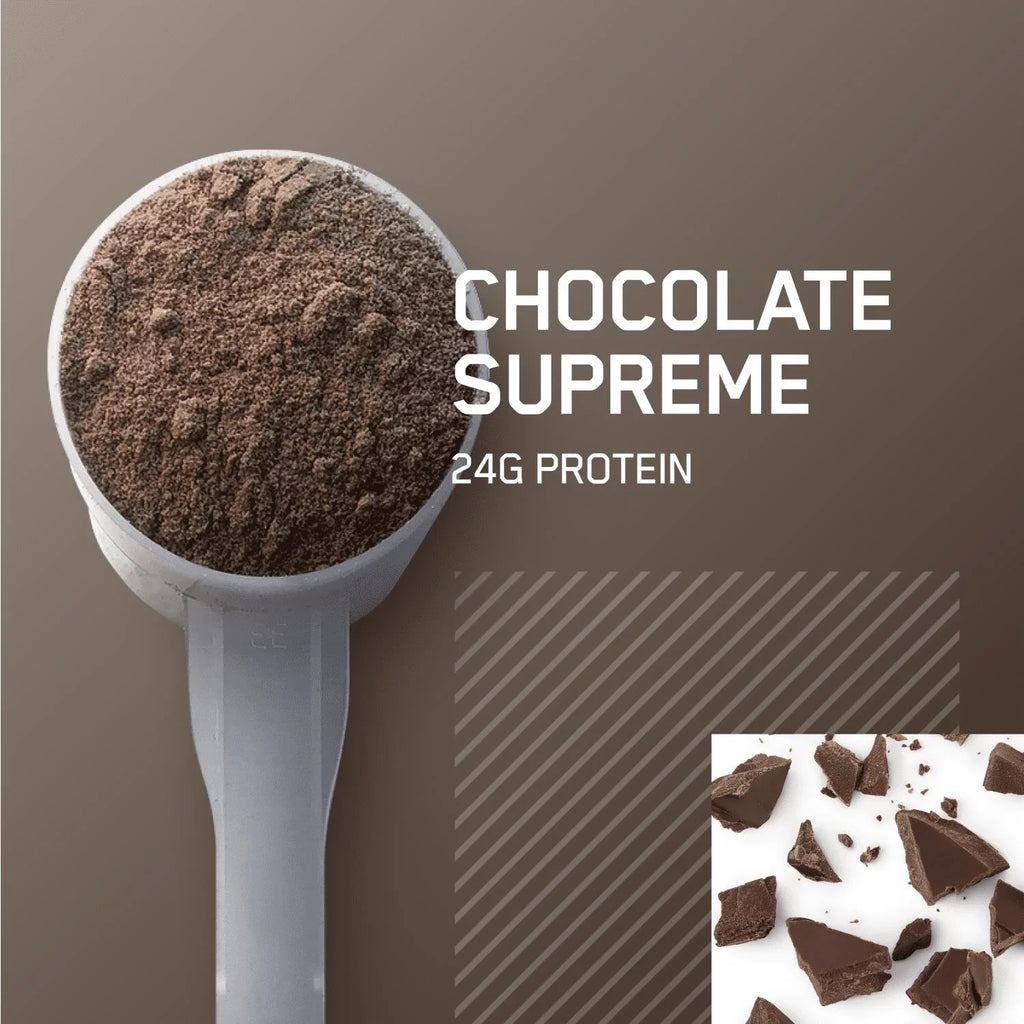 Optimum Nutrition, Gold Standard 100% Casein, 24 g Protein Powder, ChocoLatitudee Supreme, 1.87 lb, 25 Servings