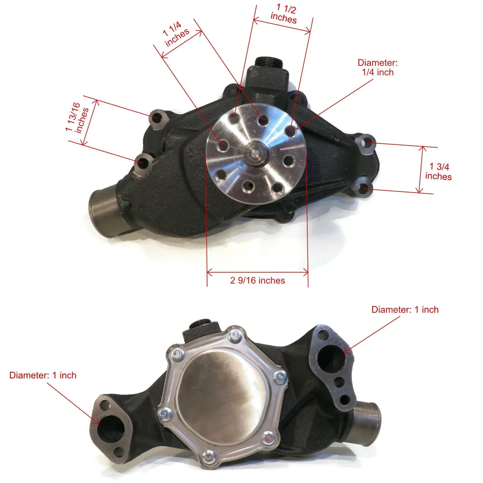 The ROP Shop | CircuLatitudeing Water Pump For 1985 Volvo Penta 170  AQ175A, 290  AQ290A Drives