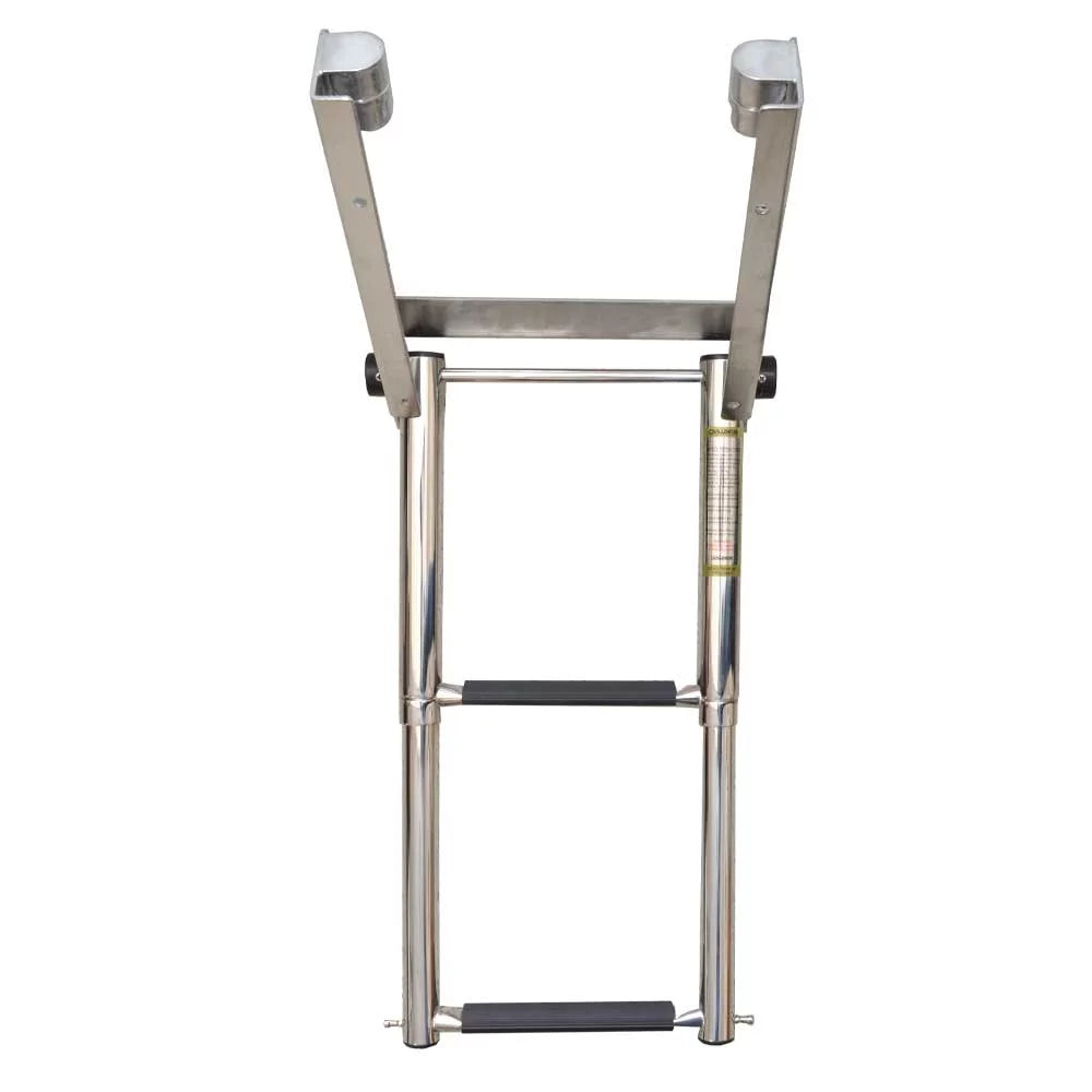 Challenger Hardware Boat Under Mount Ladder LTS-3 | 2 Step Stainless