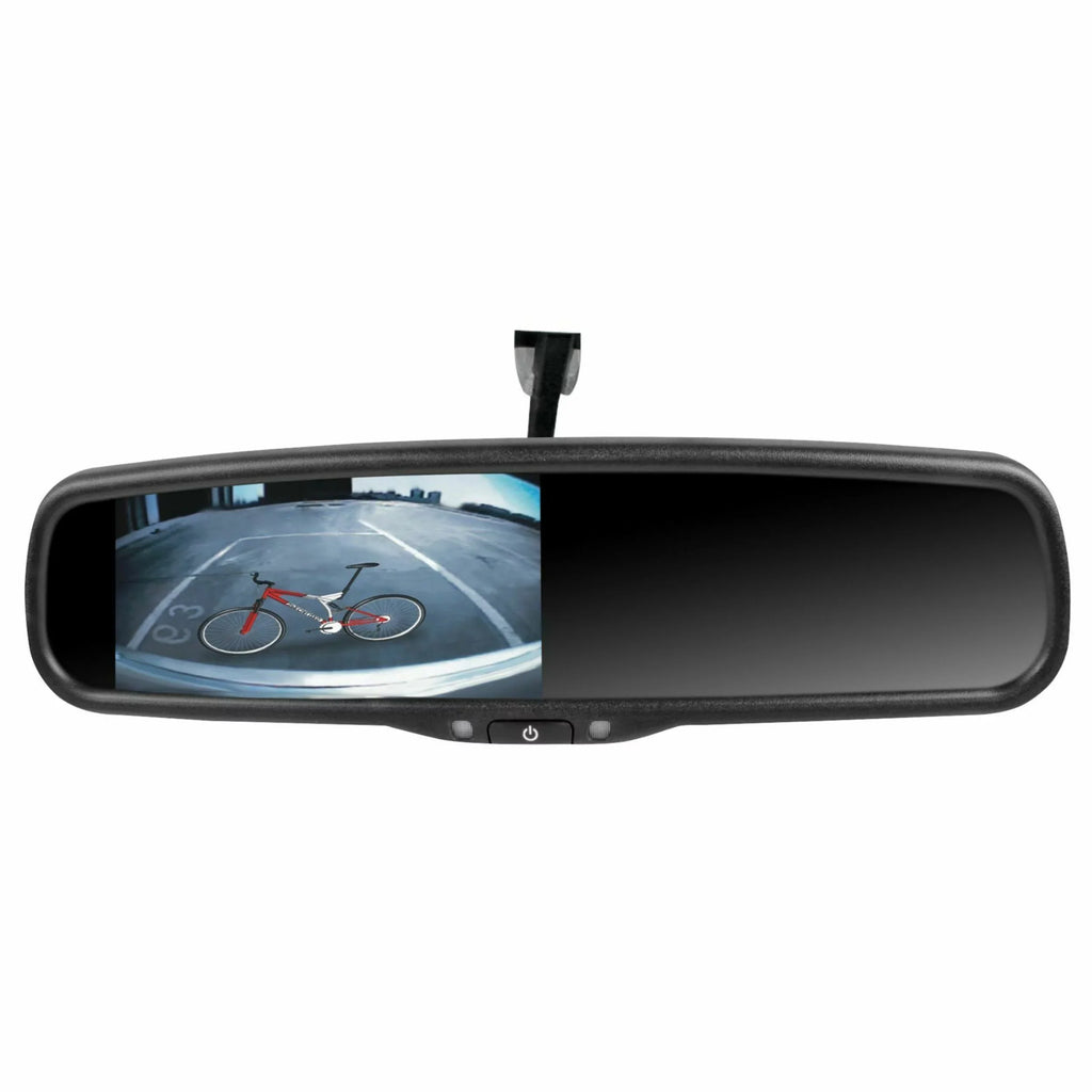 Rydeen MV436S Universal Mount Car Video 4.3 -Inch  LCD Rear View Mirror Monitor