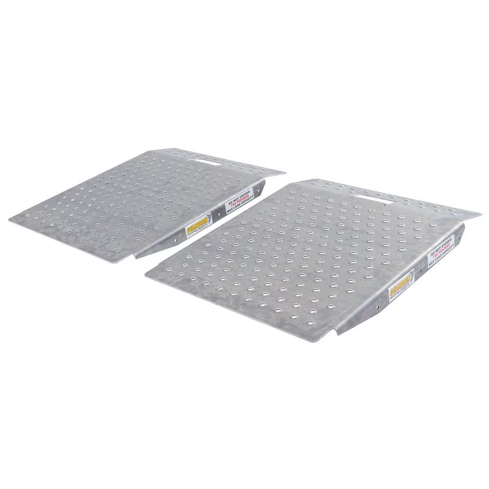 Guardian SR-01-24-24-P-TS6-2 Shed Ramps with Punch PLatitudee Surface - 2 Pack