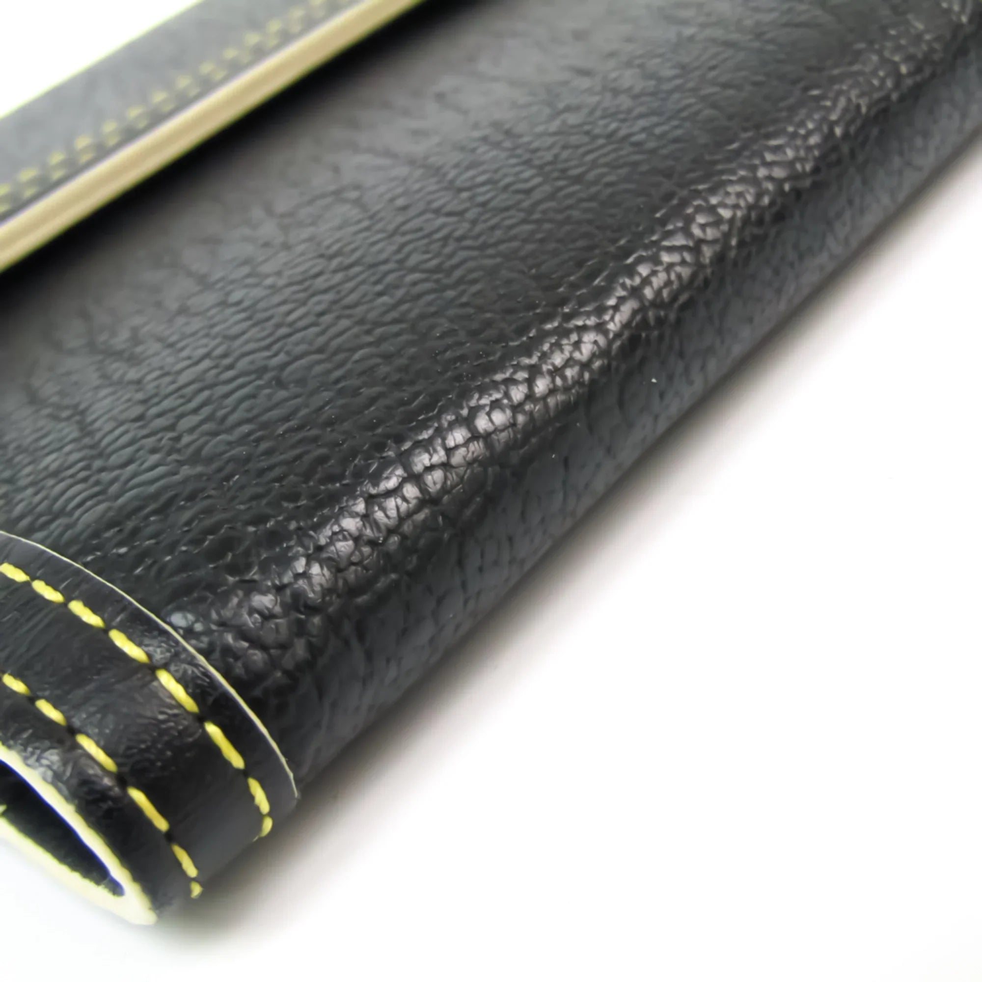Pre-Owned Louis Vuitton Suhali Porte Tresor International M91836 Women's Suhali Leather Long Wallet (bi-fold) Noir (Good)